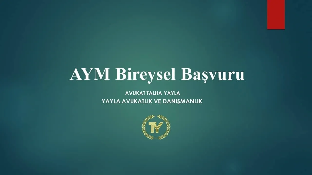 Anayasa Mahkemesi Bireysel Başvuru ve Şartları