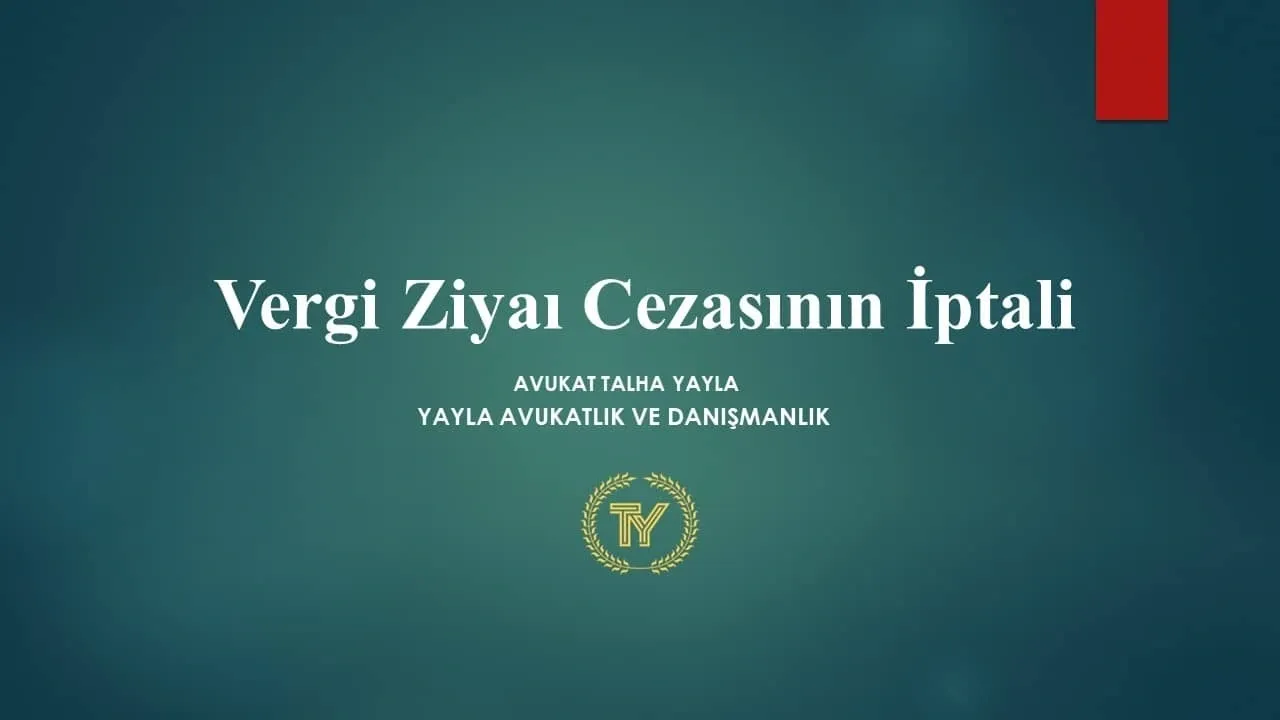 Vergi Ziyaı Cezasının İptali Davası Nedir