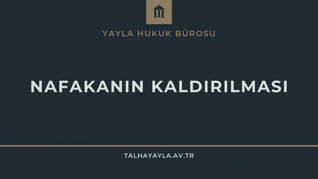 Nafakanın Kaldırılması Davası