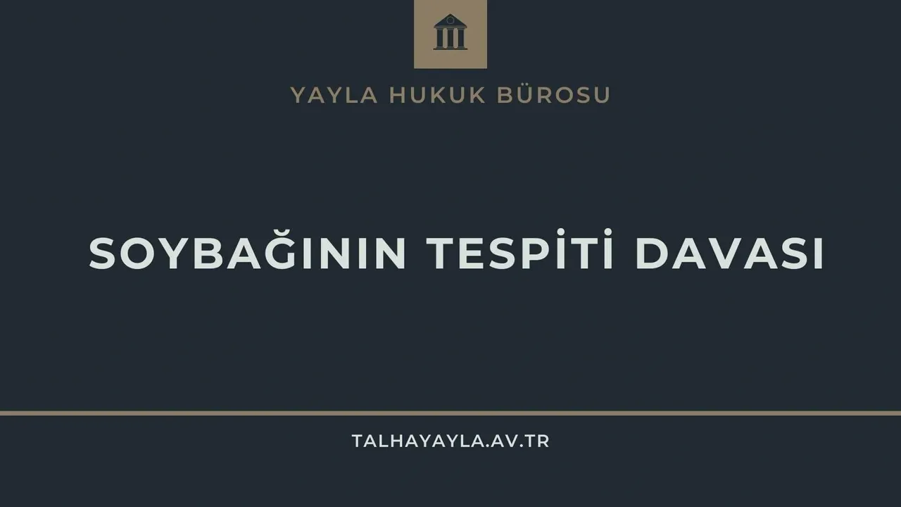 Soybağının Tespiti Davası (Babalık Davası)