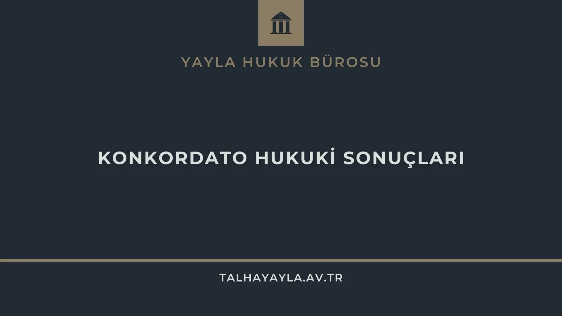 Konkordato Avukatı Ankara