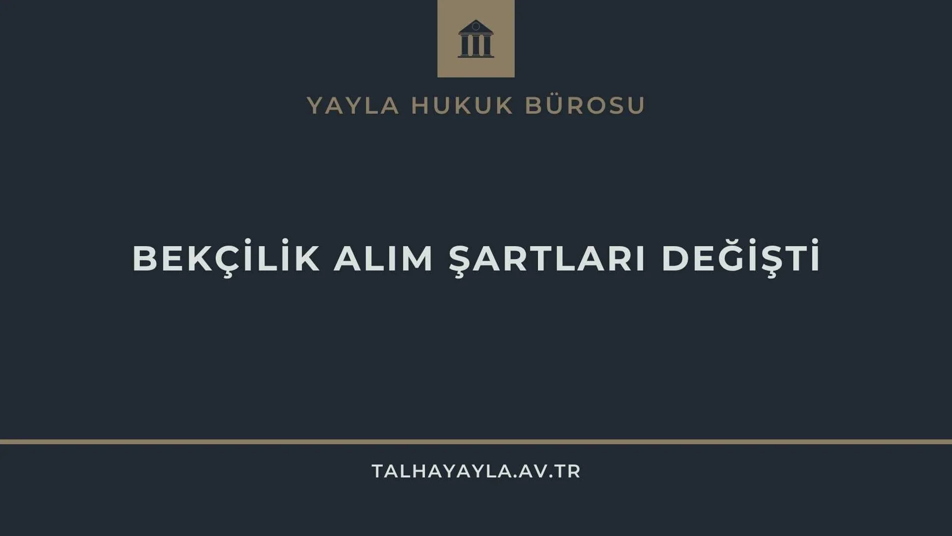 Bekçilik Alım Şartları Güncellendi: İşte Yeni Başvuru Kriterleri